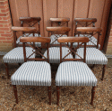 Set of 8 Mahogany Regency Dining Chairs c1820