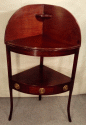 Georgian Mahogany Corner Washstand c1820