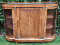 Victorian Inlaid Walnut Credenza