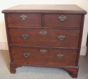 George III Mahogany Chest of Drawers c1780