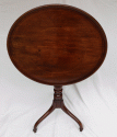 Mahogany Dish Top Tripod Table c1830